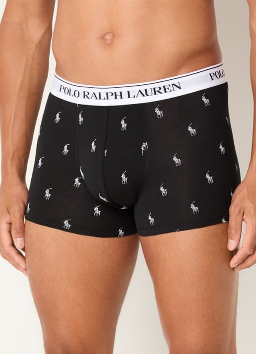 Ralph Lauren Boxershorts met logoband in 3-pack