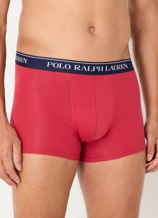 Ralph Lauren Boxershorts met logoband in 5-pack - voorkant 3 wit