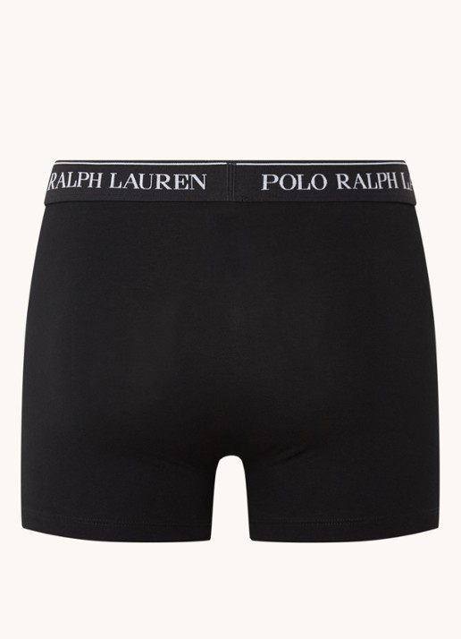 Ralph Lauren Boxershorts met logoband in 5-pack - achterkant 2 zwart