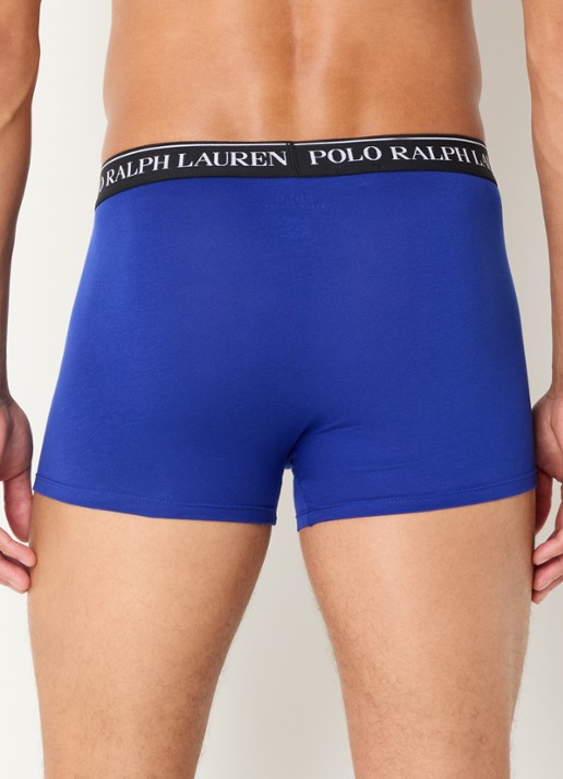 Ralph Lauren Boxershorts met logoband in 5-pack - achterkant 4 kobaltblauw