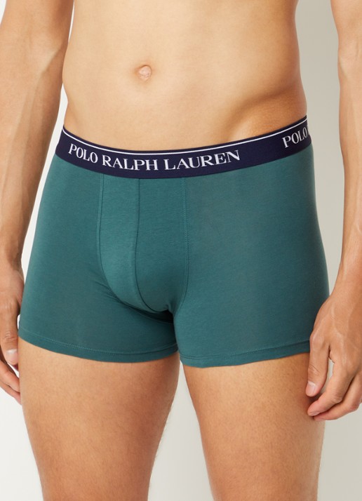 Ralph Lauren Boxershorts met logoband in 5-pack - voorkant 4 geel