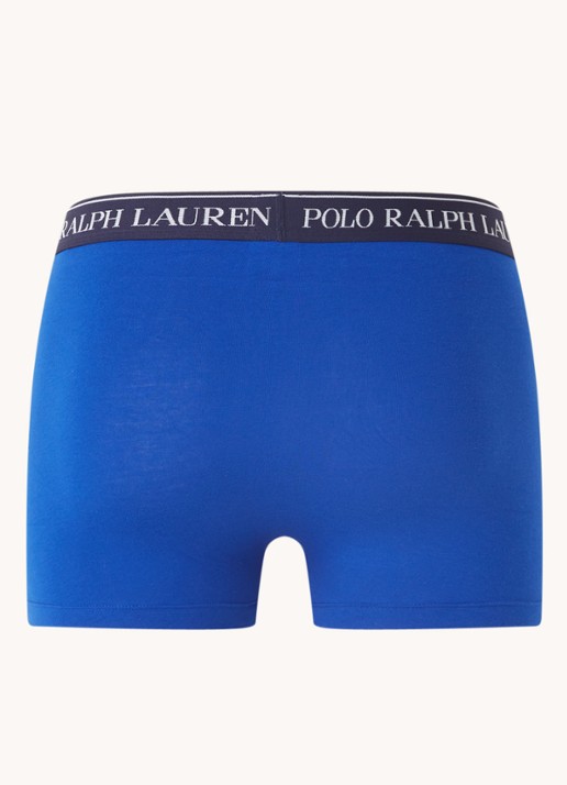 Ralph Lauren Boxershorts met logoband in 5-pack - achterkant rood
