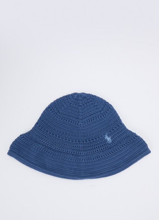 Ralph Lauren Bucket hoed met logoborduring