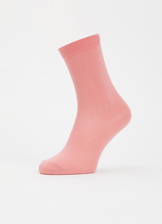 Ralph Lauren Candyshop sokken in katoenblend met logo in 3-pack - detail 3 koraalroze