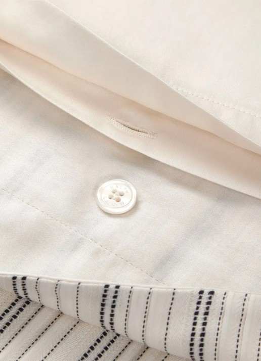 Ralph Lauren Canyonro dekbedovertrek - achterkant creme