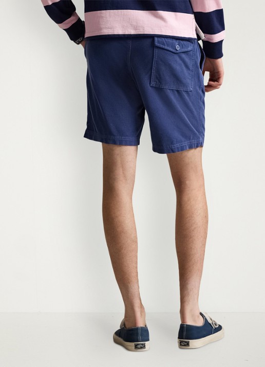 Ralph Lauren Classic fit korte broek van corduroy - achterkant 3 old royal-305i
