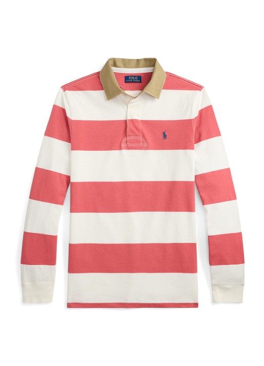 Ralph Lauren Classic fit polo met logoborduring - voorkant 4 red sky / rood