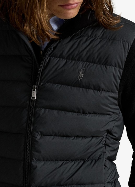 Ralph Lauren Colden bodywarmer met logoborduring - detail 2 polo black / zwart