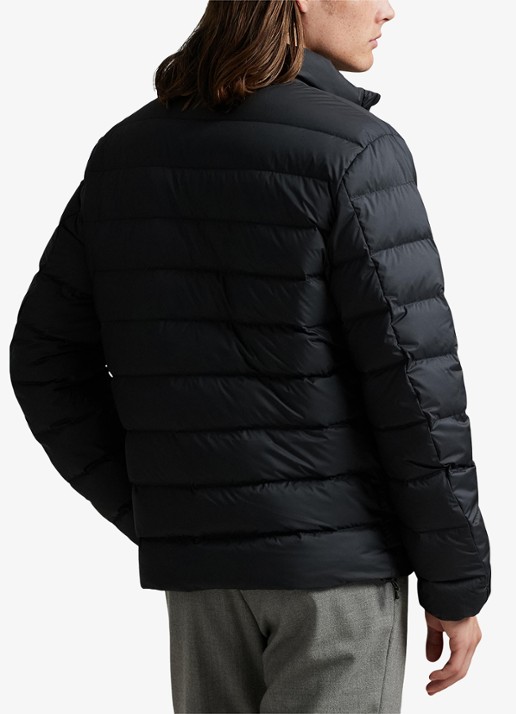 Ralph Lauren Colden gewatteerd jack met donsvulling en steekzakken - achterkant 2 polo black / zwart