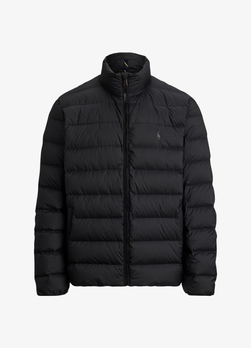 Ralph Lauren Colden gewatteerd jack met donsvulling en steekzakken - voorkant 5 polo black / zwart