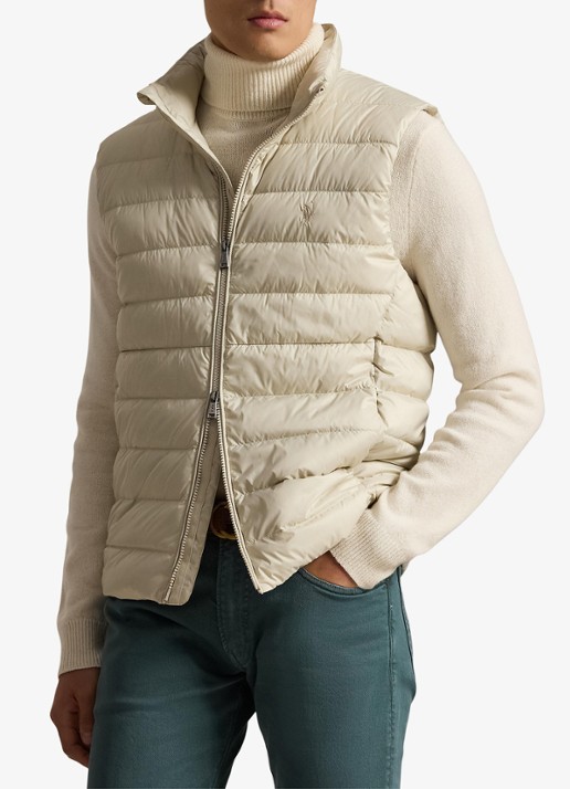 Ralph Lauren Colden opvouwbare bodywarmer met donsvulling en waterafstotende coating