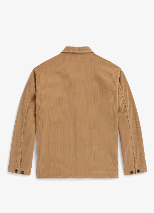 Ralph Lauren Corduroy utility overshirt - detail camel