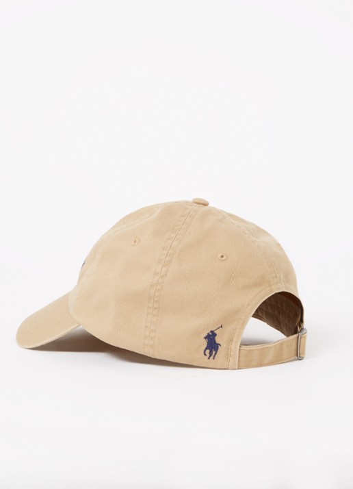 Ralph Lauren Cotton Twill Ball Cap - detail beige