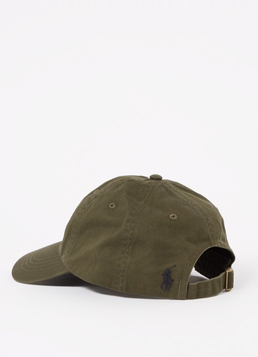 Ralph Lauren Cotton Twill Ball Cap - detail 2 bronsgroen