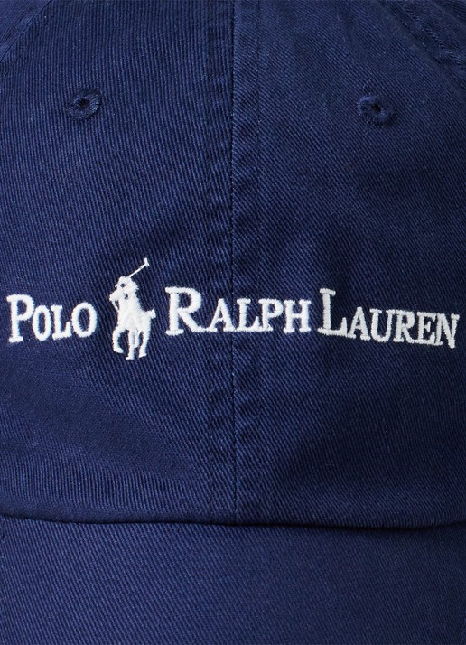 Ralph Lauren Cotton Twill Ball Cap - detail 3 newport navy / blauw