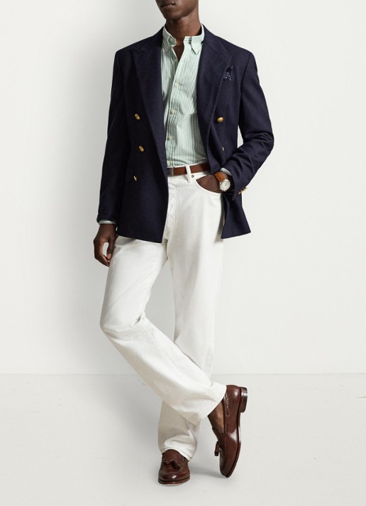 Ralph Lauren Custom fit gestreept poplin overhemd - detail 3 4655ae faded mint