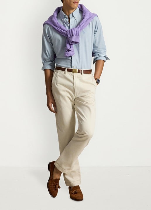 Ralph Lauren Custom fit keper performance overhemd