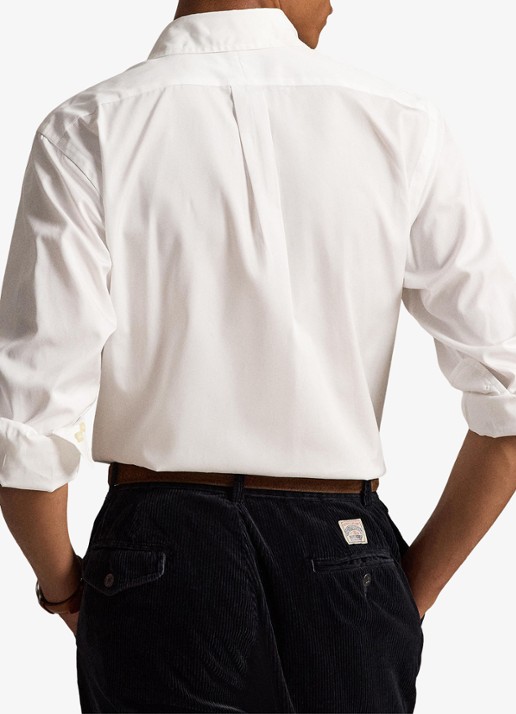 Ralph Lauren Custom fit overhemd met borduring - achterkant 5 wit