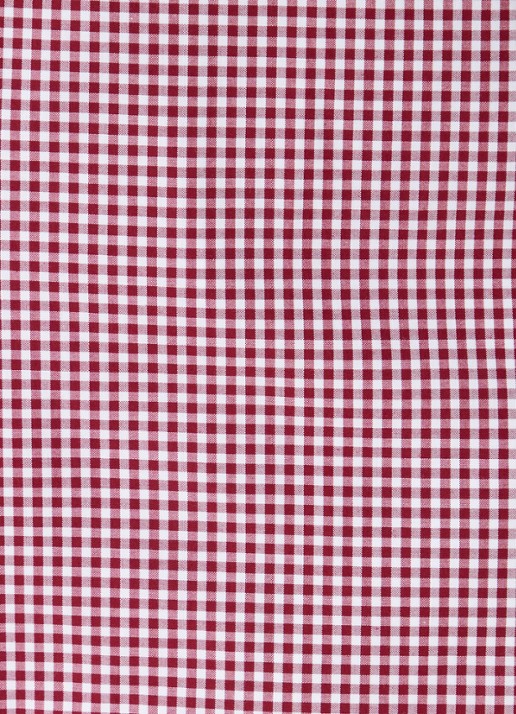 Ralph Lauren Custom fit overhemd met ruitdessin en logoborduring - detail 3 wine/white / rood