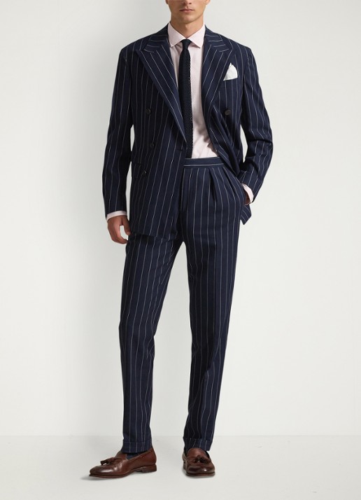 Ralph Lauren Custom fit overhemd met ruitdessin en logoborduring - voorkant 2 white carmel pink / lichtroze