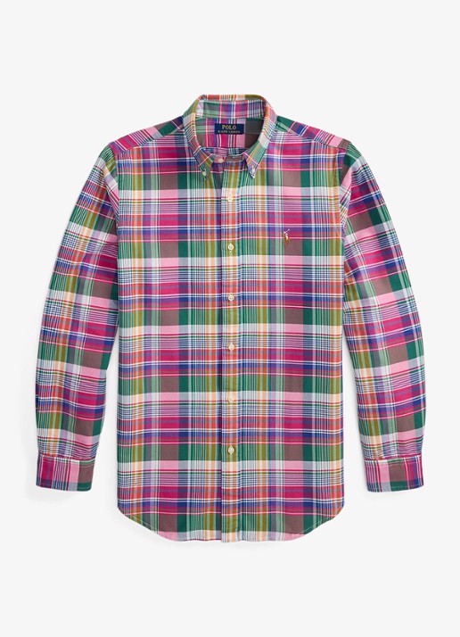Ralph Lauren Custom fit overhemd met ruitdessin