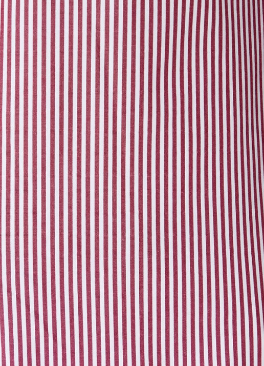 Ralph Lauren Custom fit overhemd met streepprint - detail 2 bordeauxrood
