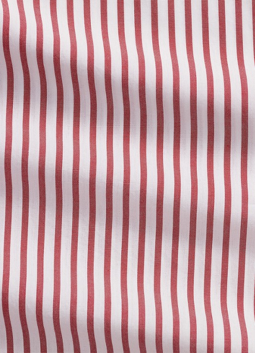Ralph Lauren Custom fit overhemd met streepprint - detail 5 white bristol red / rood