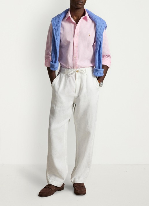 Ralph Lauren Custom fit Oxford overhemd met streepprint