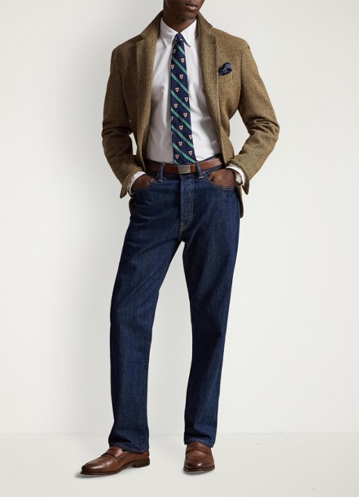 Ralph Lauren Custom fit Oxford overhemd met streepprint - detail 2 light lilac / lila