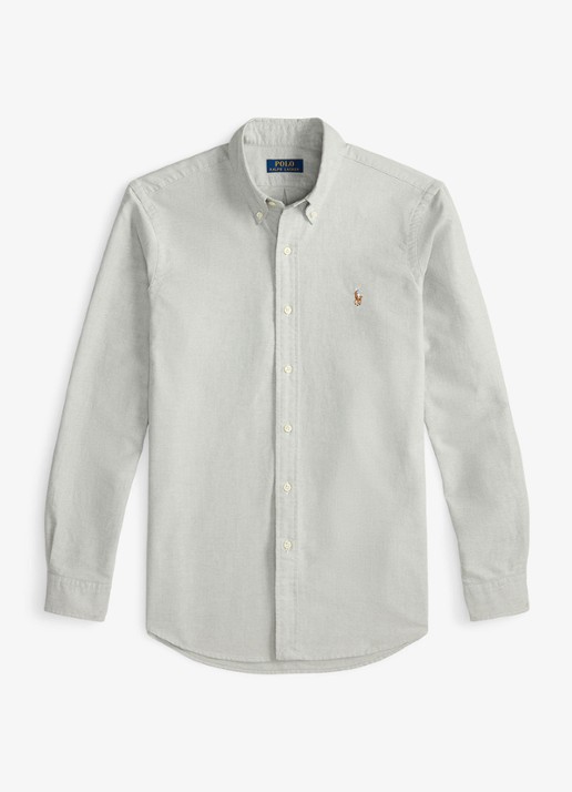 Ralph Lauren Custom fit Oxford overhemd - voorkant 2 shamrock / roze