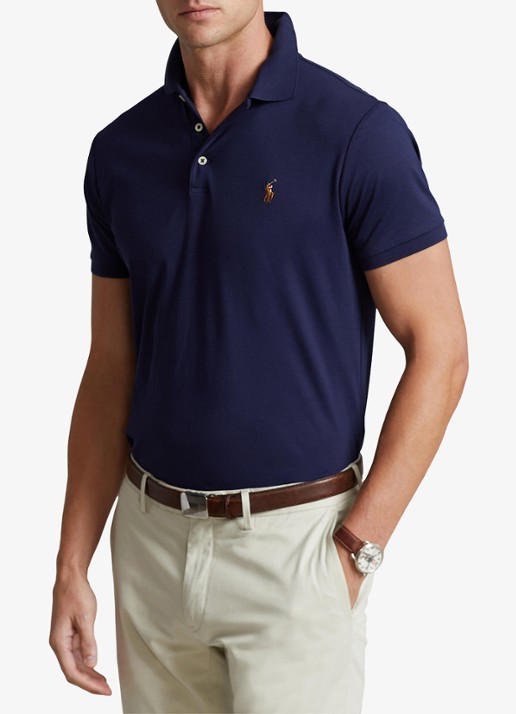 Ralph Lauren Custom slim fit polo met logo