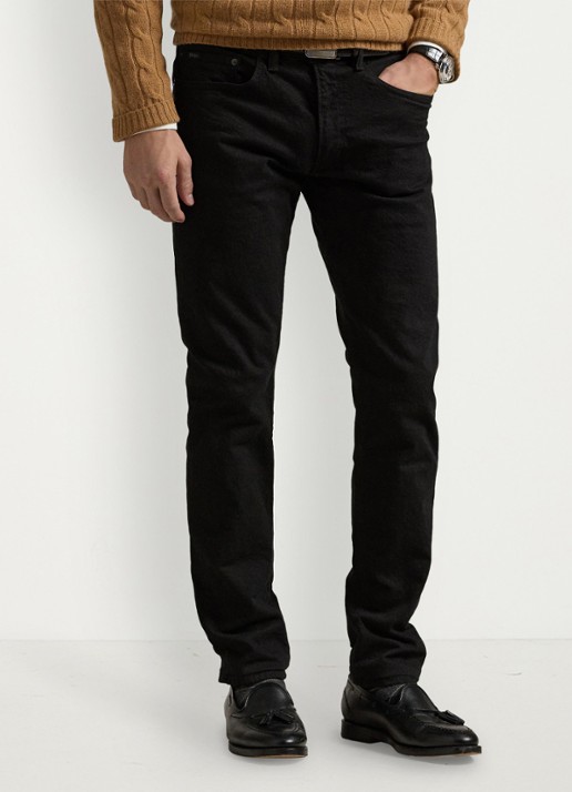Ralph Lauren Custom slim fit polo van piqué katoen - voorkant 4 erin green/c3966-zxw4
