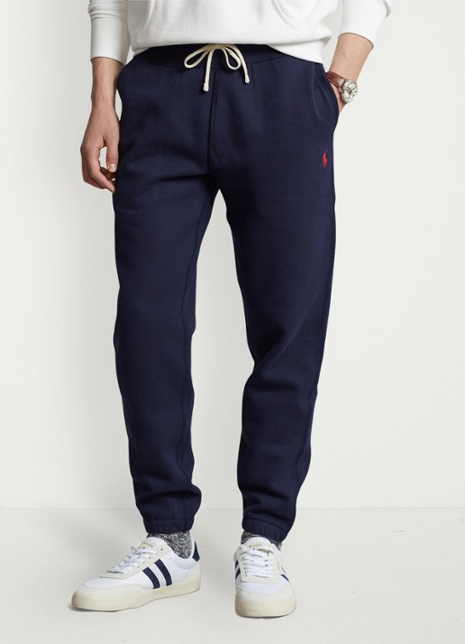 Ralph Lauren De fleece RL trainingsbroek - detail 2 cruise navy / blauw