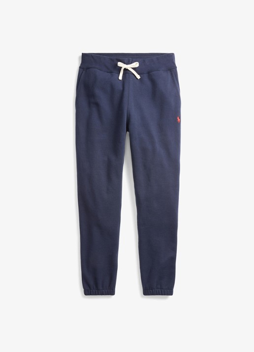 Ralph Lauren De fleece RL trainingsbroek - voorkant 4 cruise navy / blauw