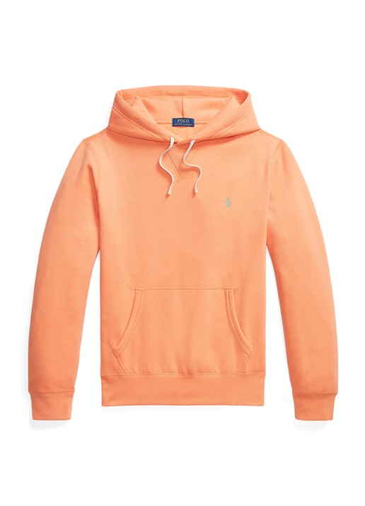 Ralph Lauren De RL fleece hoodie - voorkant 4 pompano orange
