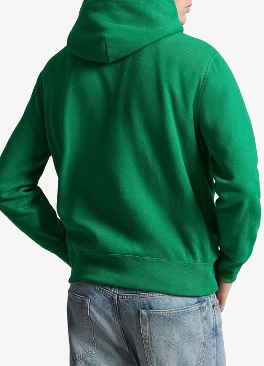 Ralph Lauren De RL fleece hoodie - achterkant 3 billiard