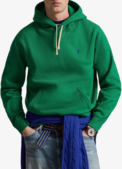 Ralph Lauren De RL fleece hoodie - detail billiard