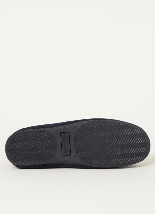 Ralph Lauren Declan pantoffel met logoborduring  - detail 5 indigo