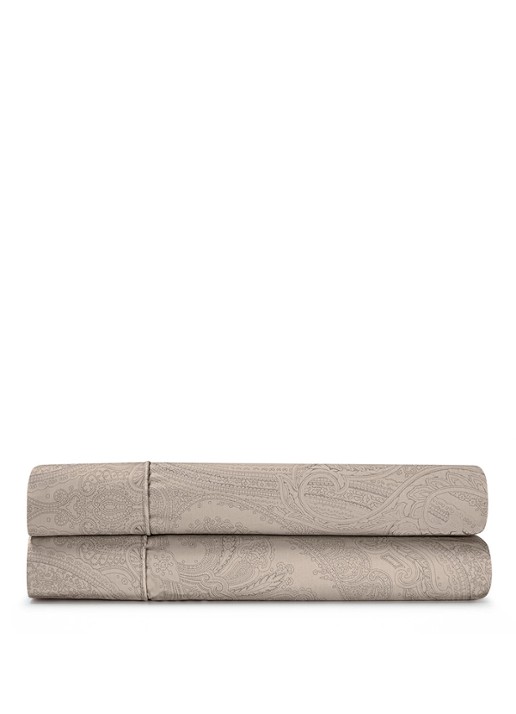 Ralph Lauren Doncaster laken van katoensatijn 120TC - voorkant zand