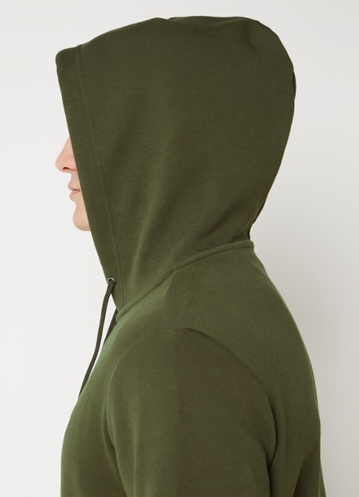 Ralph Lauren Double-knit hoodie met volledige rits - detail 5 company olive / legergroen