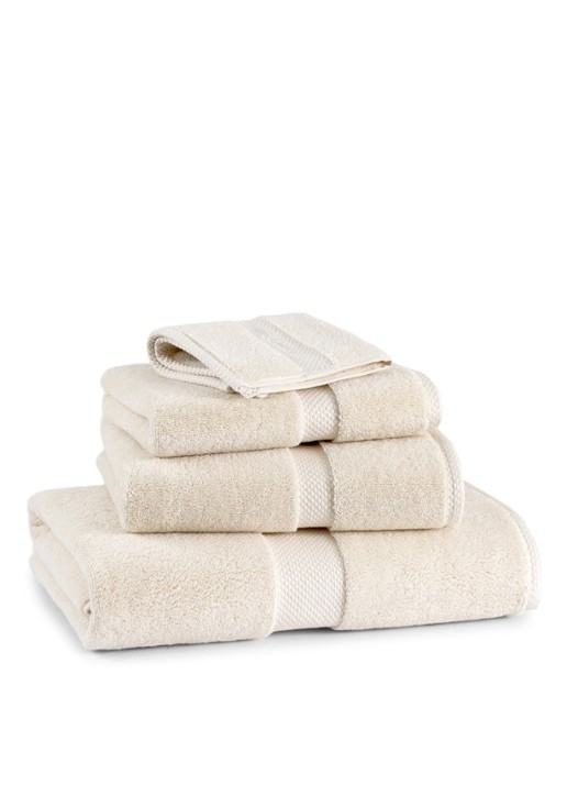 Ralph Lauren Dulaney badhanddoek - 50 x 100 cm - detail creme