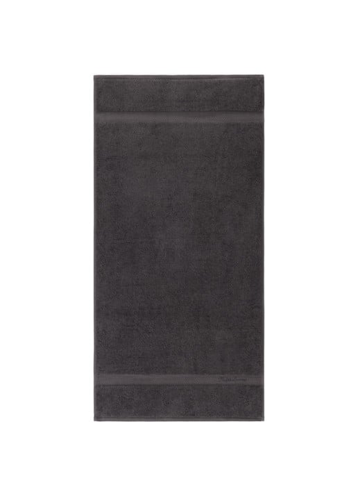 Ralph Lauren Dulaney badhanddoek - 50 x 100 cm - voorkant 2 antraciet