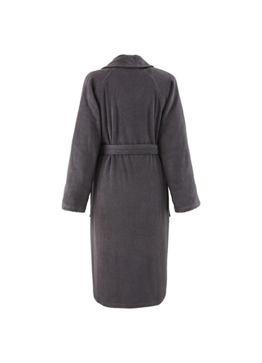 Ralph Lauren Dulaney badjas met opgestikte zakken - unisex - achterkant 3 grijs