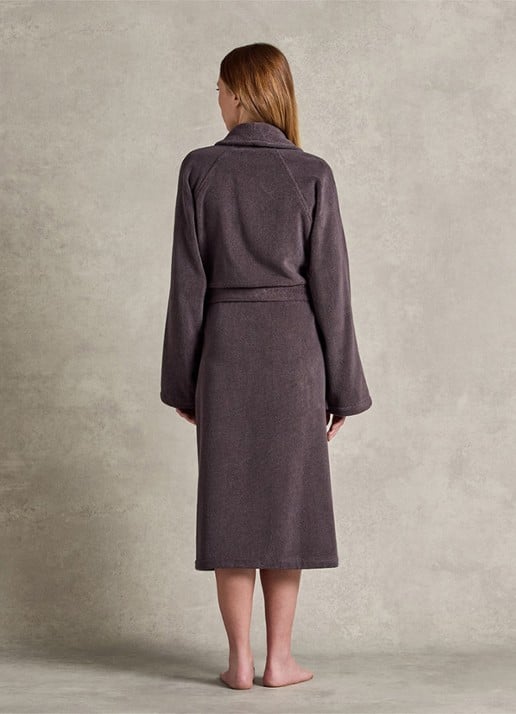 Ralph Lauren Dulaney badjas met opgestikte zakken - unisex - detail 5 grijs