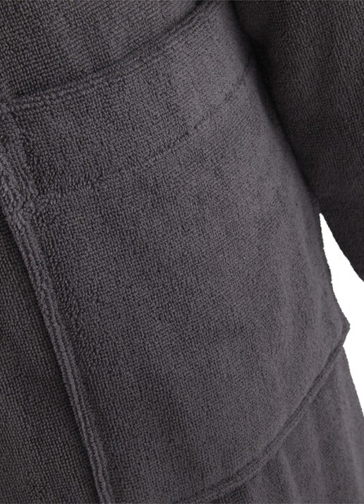 Ralph Lauren Dulaney badjas met opgestikte zakken - unisex - detail 7 grijs