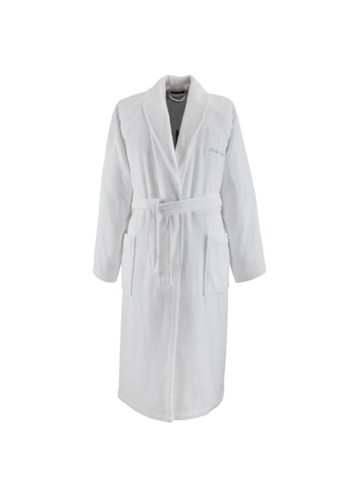 Ralph Lauren Dulaney badjas met opgestikte zakken - unisex - voorkant 2 wit