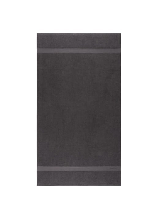 Ralph Lauren Dulaney badlaken - 100 x 183 cm - voorkant antraciet