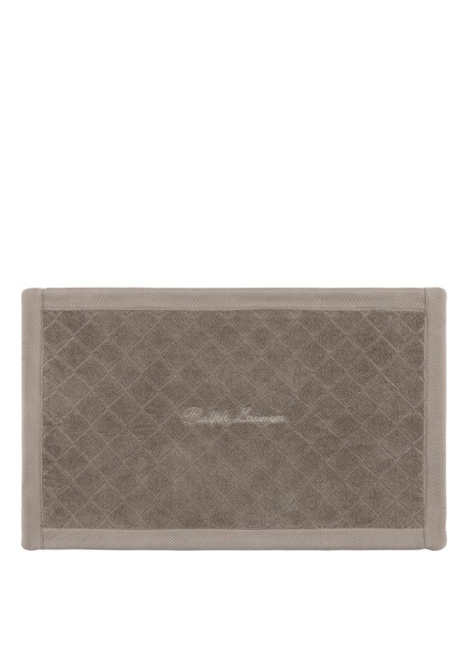 Ralph Lauren Dulaney badmat 50 x 80 cm - voorkant 3 grijs