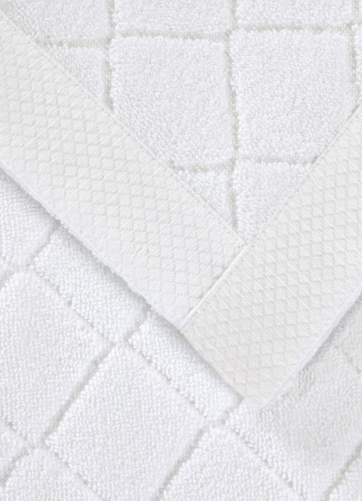 Ralph Lauren Dulaney badmat 50 x 80 cm - achterkant 2 wit
