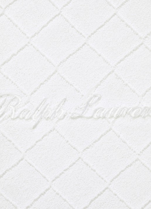 Ralph Lauren Dulaney badmat 50 x 80 cm - detail wit